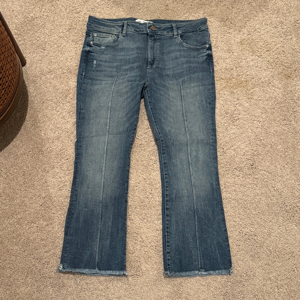 DL1961 Lara Cropped Flare Jeans